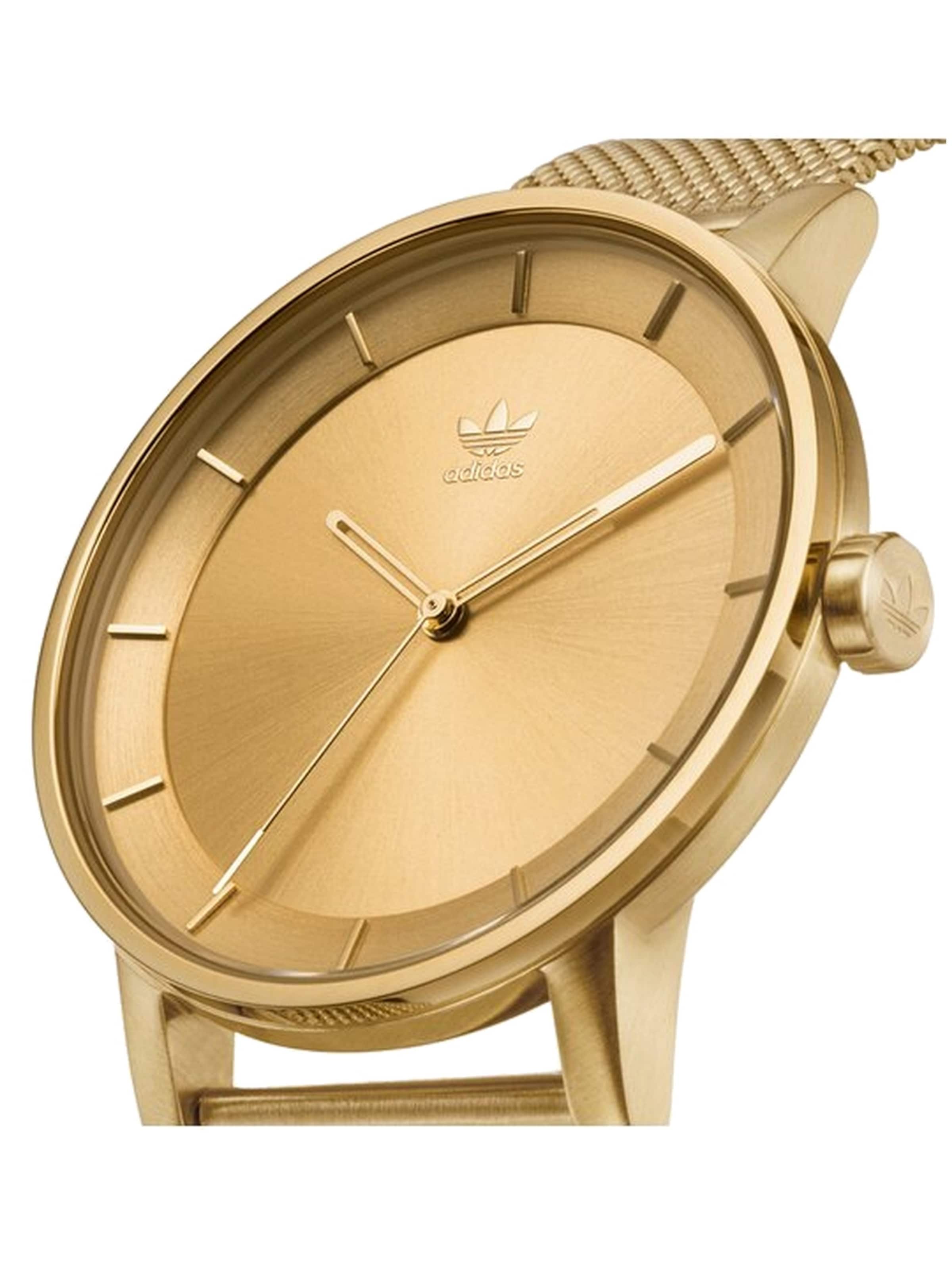 ADIDAS ORIGINALS Analoog horloge 'District' in Goud