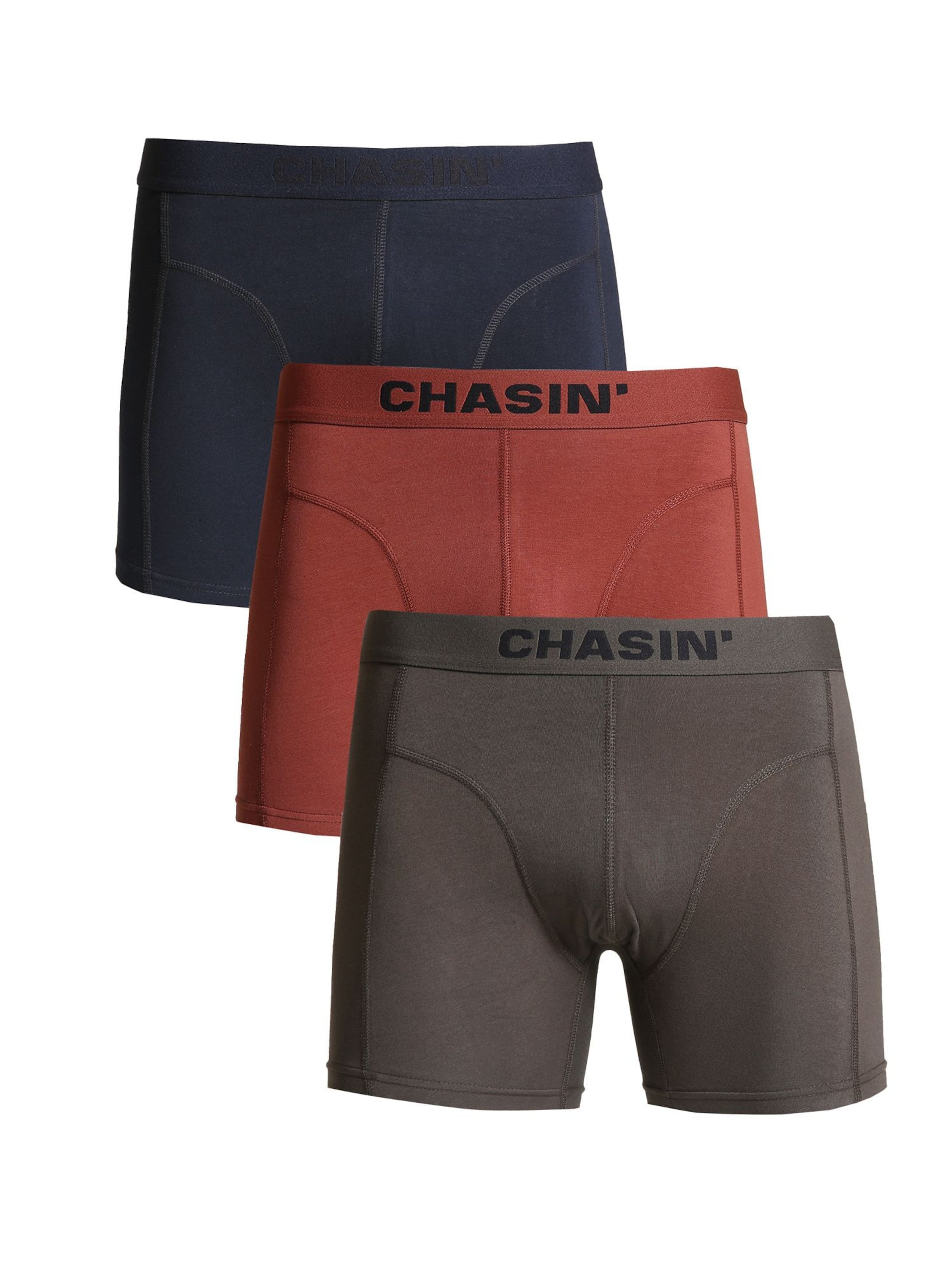 CHASIN' Boxershorts 'Thrice Matz' in Blauw: voorkant