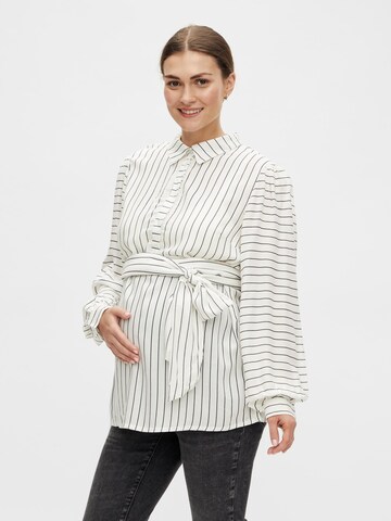 MAMALICIOUS Blouse 'Darcy Lia' in Wit: voorkant
