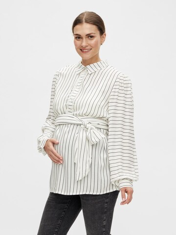 MAMALICIOUS Bluse 'Darcy Lia' in Weiß: predná strana