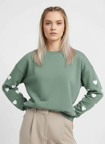 Felpa 'Clara' di studioselect in verde: frontale