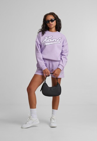 Sweat-shirt 'Varsity Palm' Karl Kani en violet