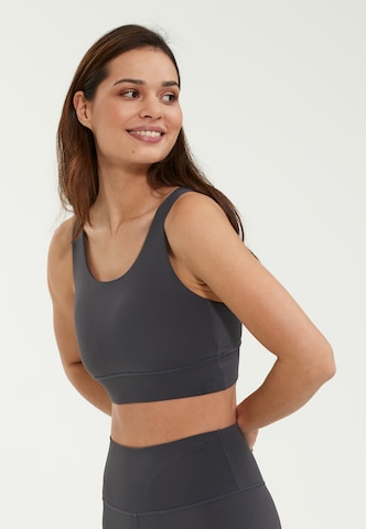 Athlecia Medium Support Sports Bra 'Gaby' in Grey: front