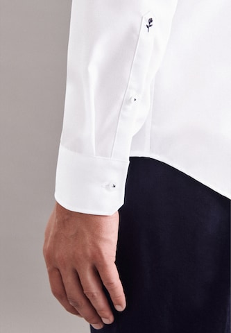 SEIDENSTICKER Slim Fit Business Hemd ' Shaped ' in Weiß