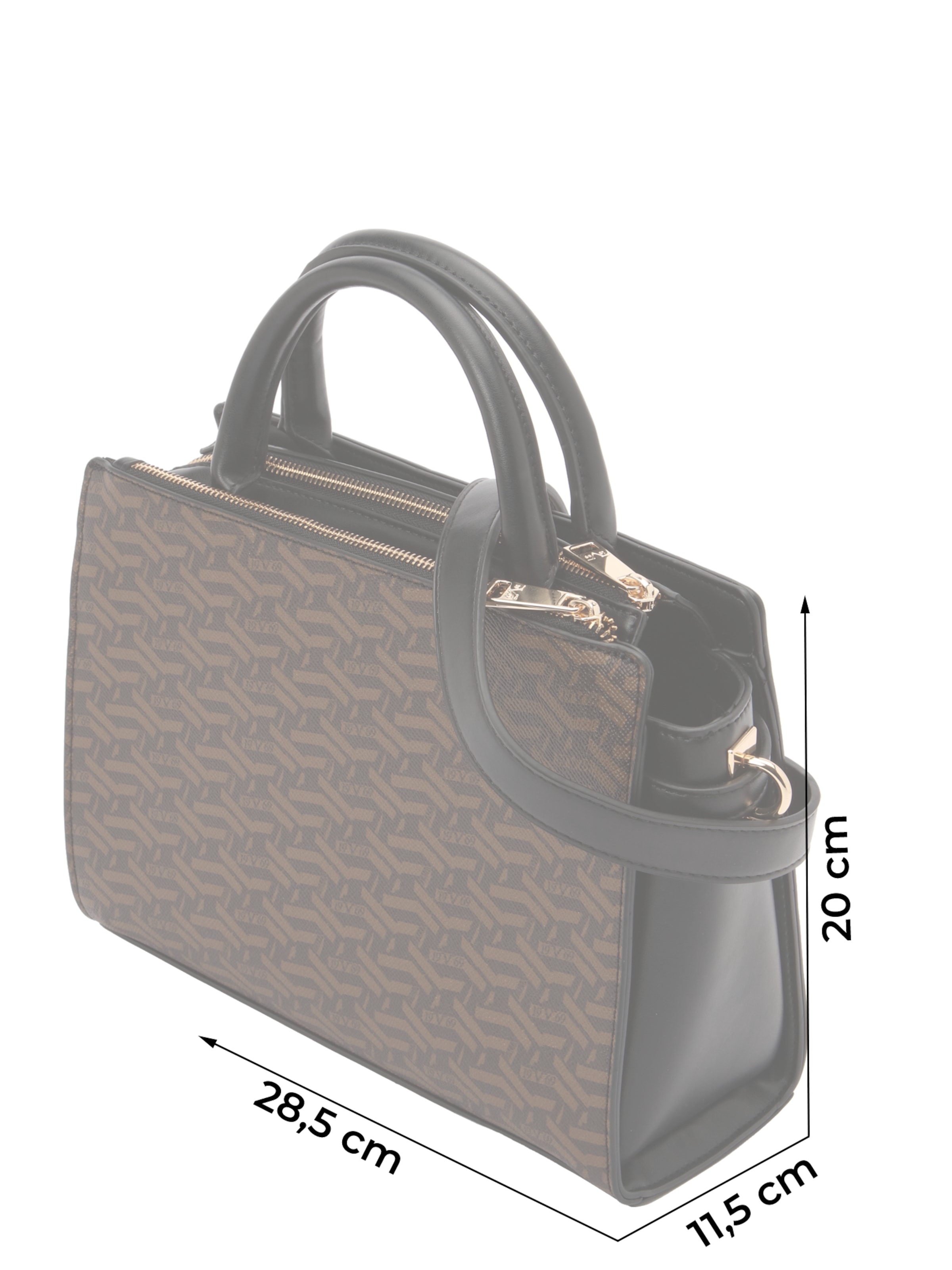 19V69 ITALIA Käekott 'Lisana Aop', värv pruun