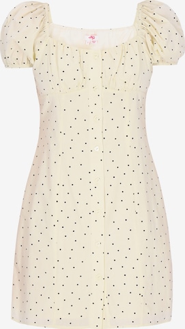 Robe d’été MYMO en jaune : devant