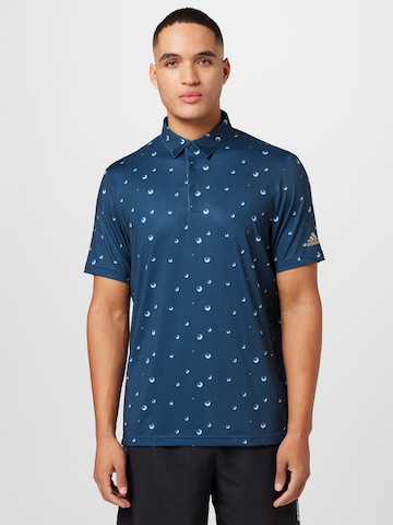 ADIDAS GOLF Functioneel shirt in Blauw: voorkant