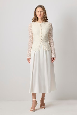 Touche Prive Bluse in Weiß: Vorderseite