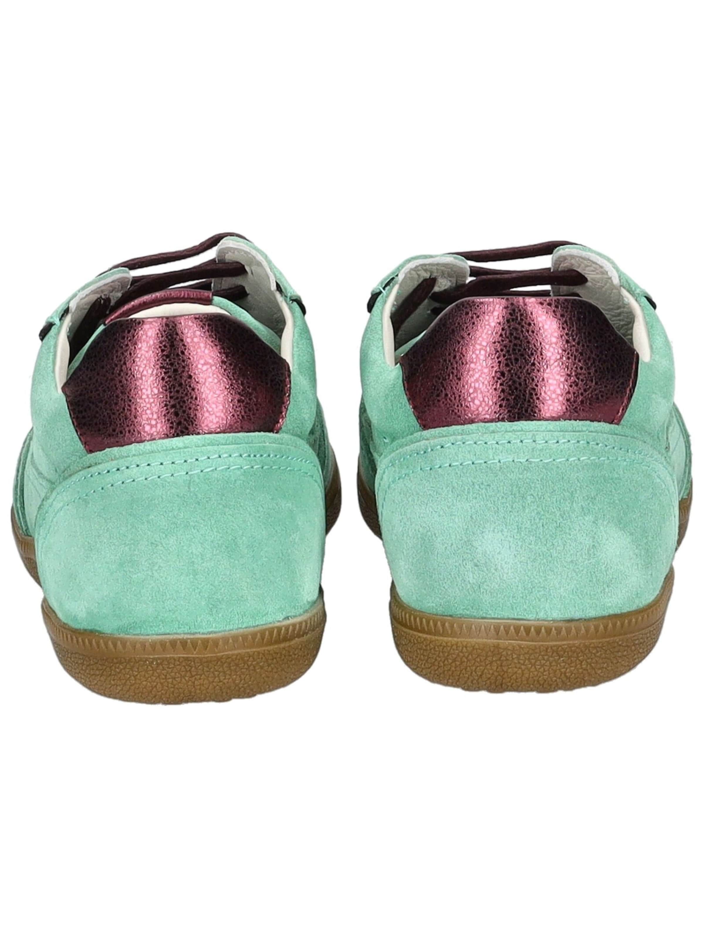 Baskets basses LAZAMANI en vert