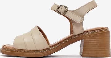 Sandales Derimod en beige : devant