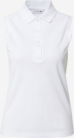 LACOSTE Top in Wit: voorkant