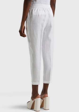 UNITED COLORS OF BENETTON Regular Pleated Pants in White