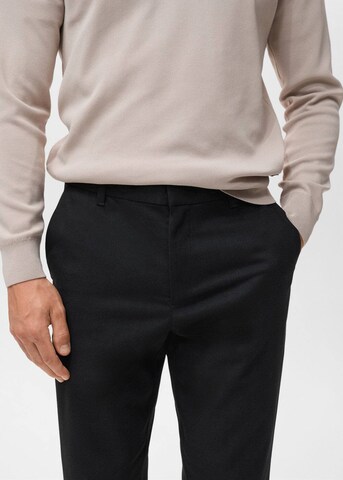 MANGO MAN Slim fit Pleat-Front Pants 'Murlo' in Blue