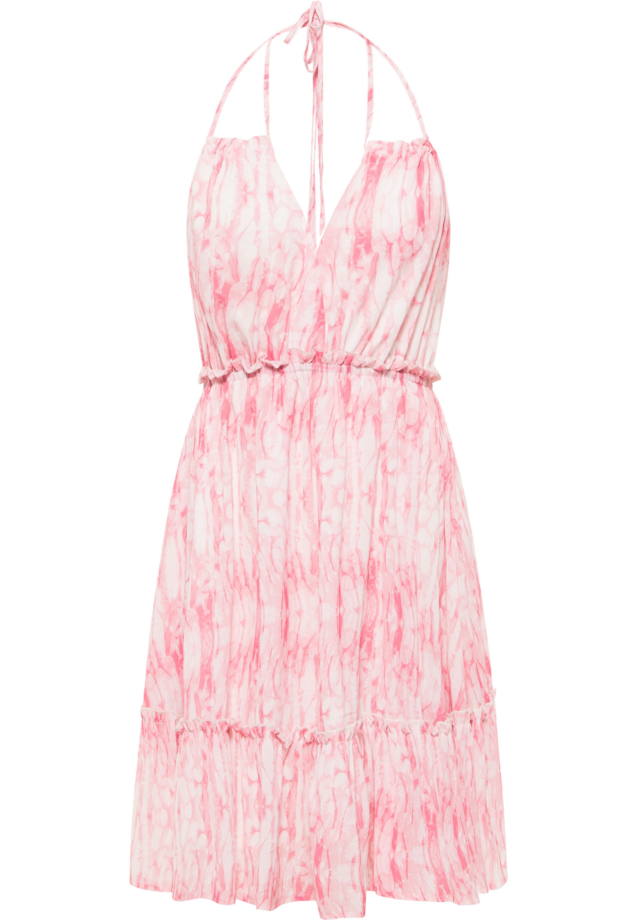 IZIA Letné šaty - svetloružová / biela, Produkt