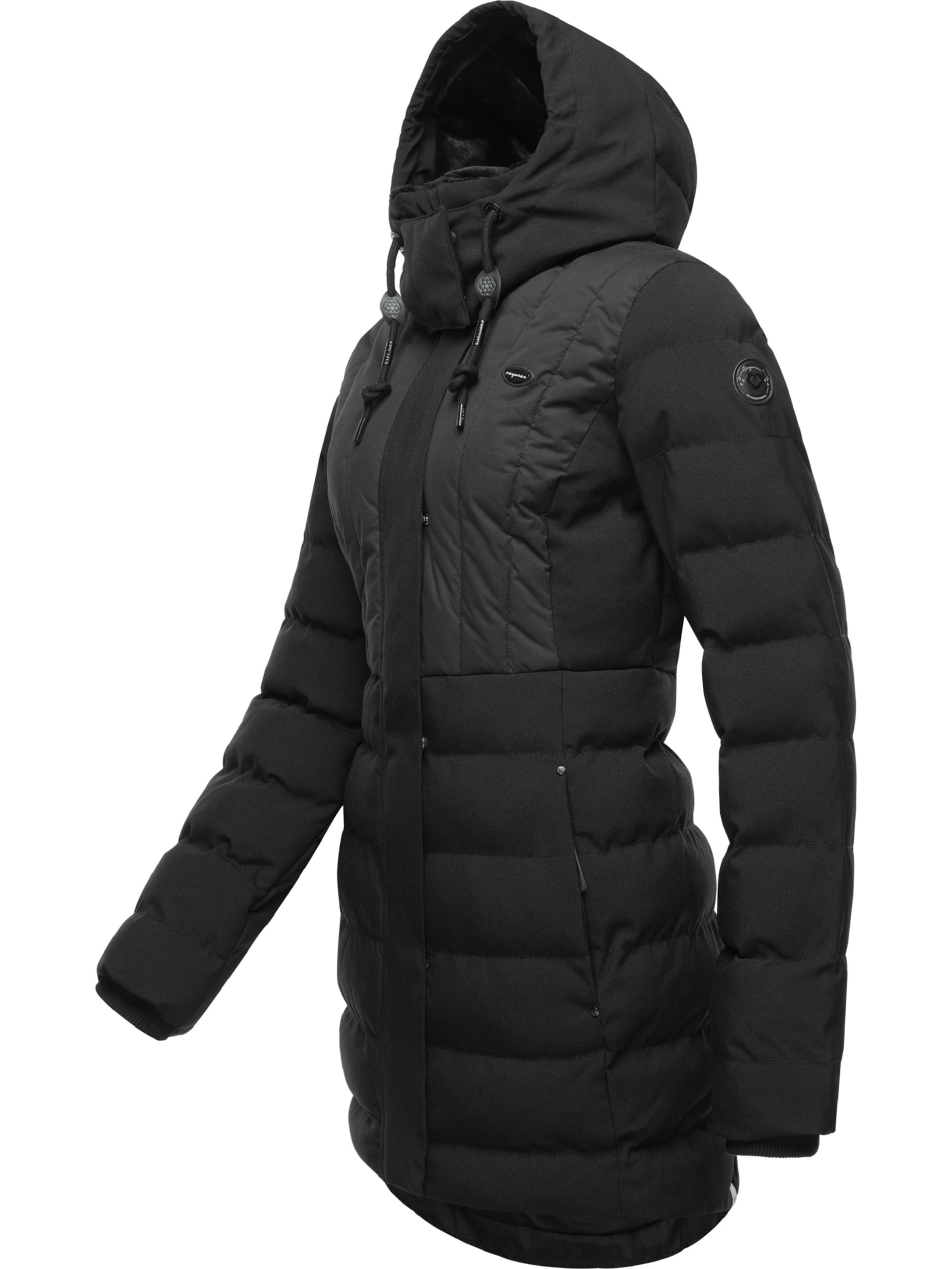 Ragwear Talveparka 'Ashanta', värv must