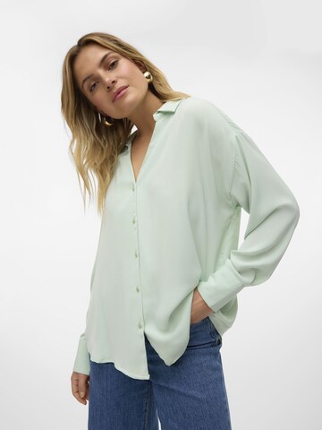 Chemisier 'GISELLE' VERO MODA en vert