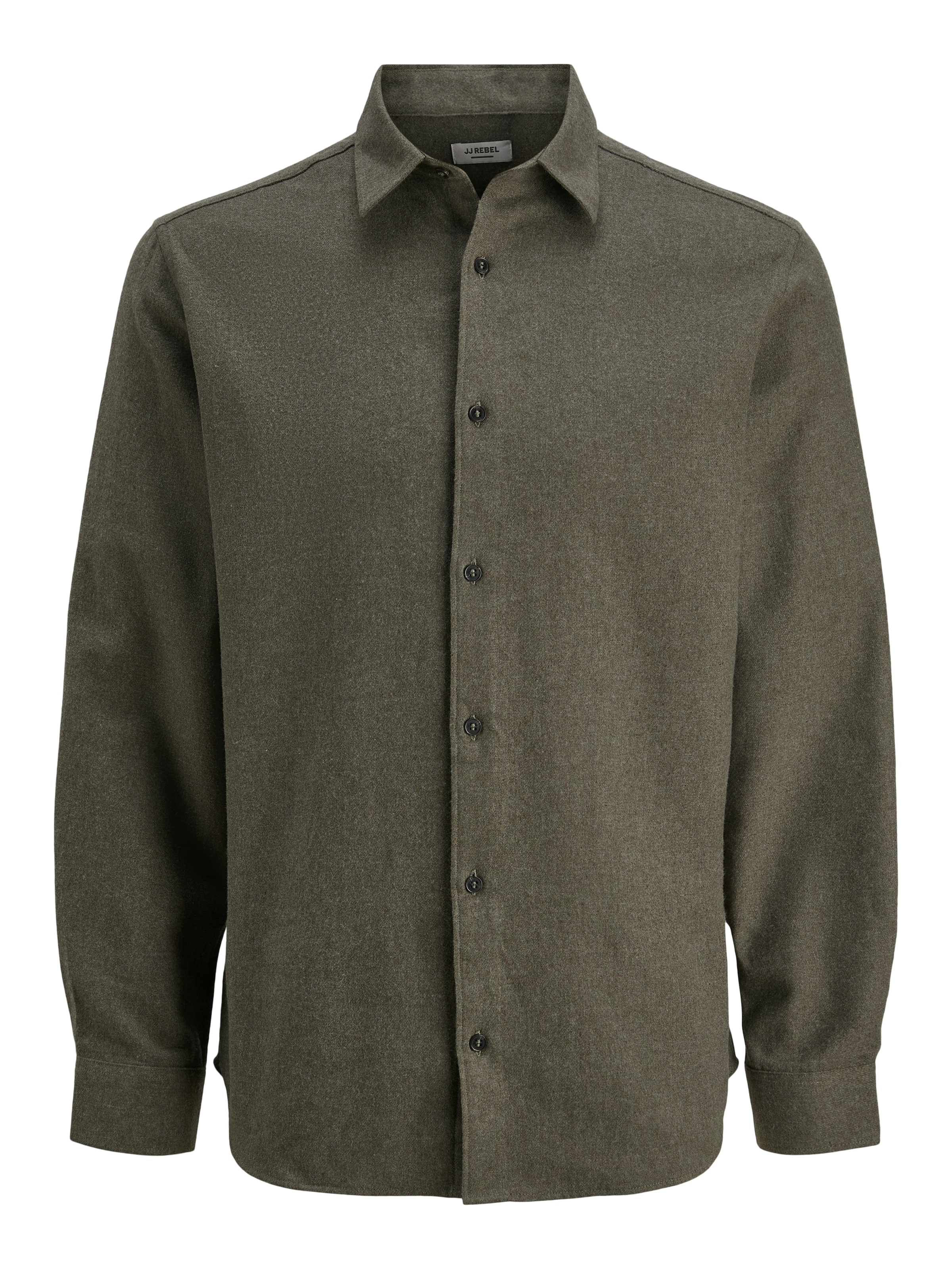 JJ Rebel Regular Fit Skjorte 'JREBIKE' i grøn: forside