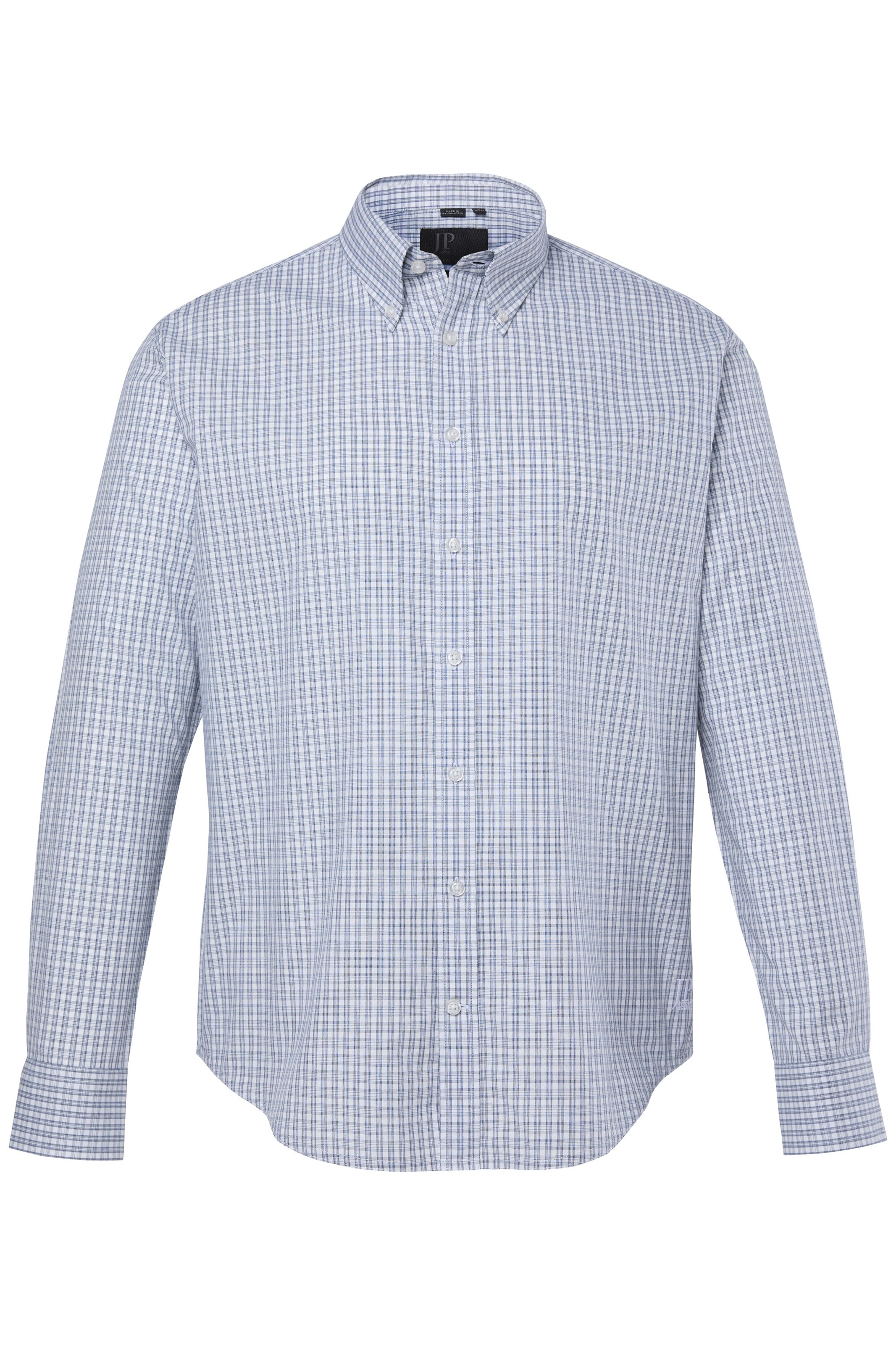 JP1880 Regular Fit Hemd in Grau: Vorderseite
