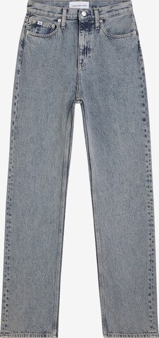 Regular Jean 'HIGH RISE STRAIGHT' Calvin Klein Jeans en bleu : devant