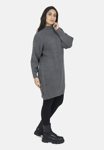 Elara Knit dress in Grey