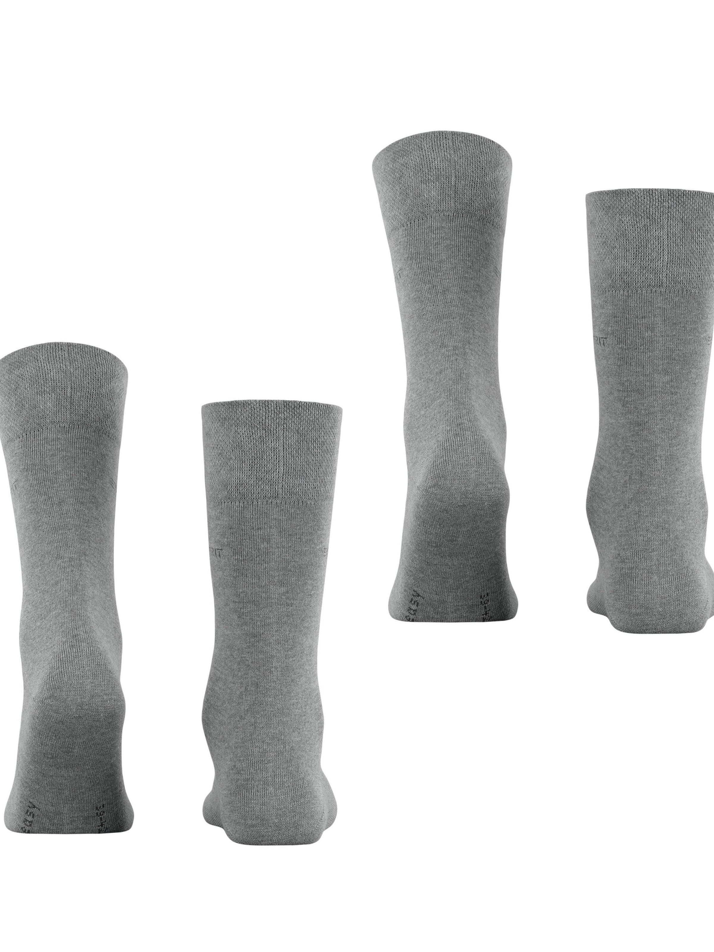 ESPRIT Socken 'Basic Easy 2-Pack'‌‌‌‌‌‌ in Grau