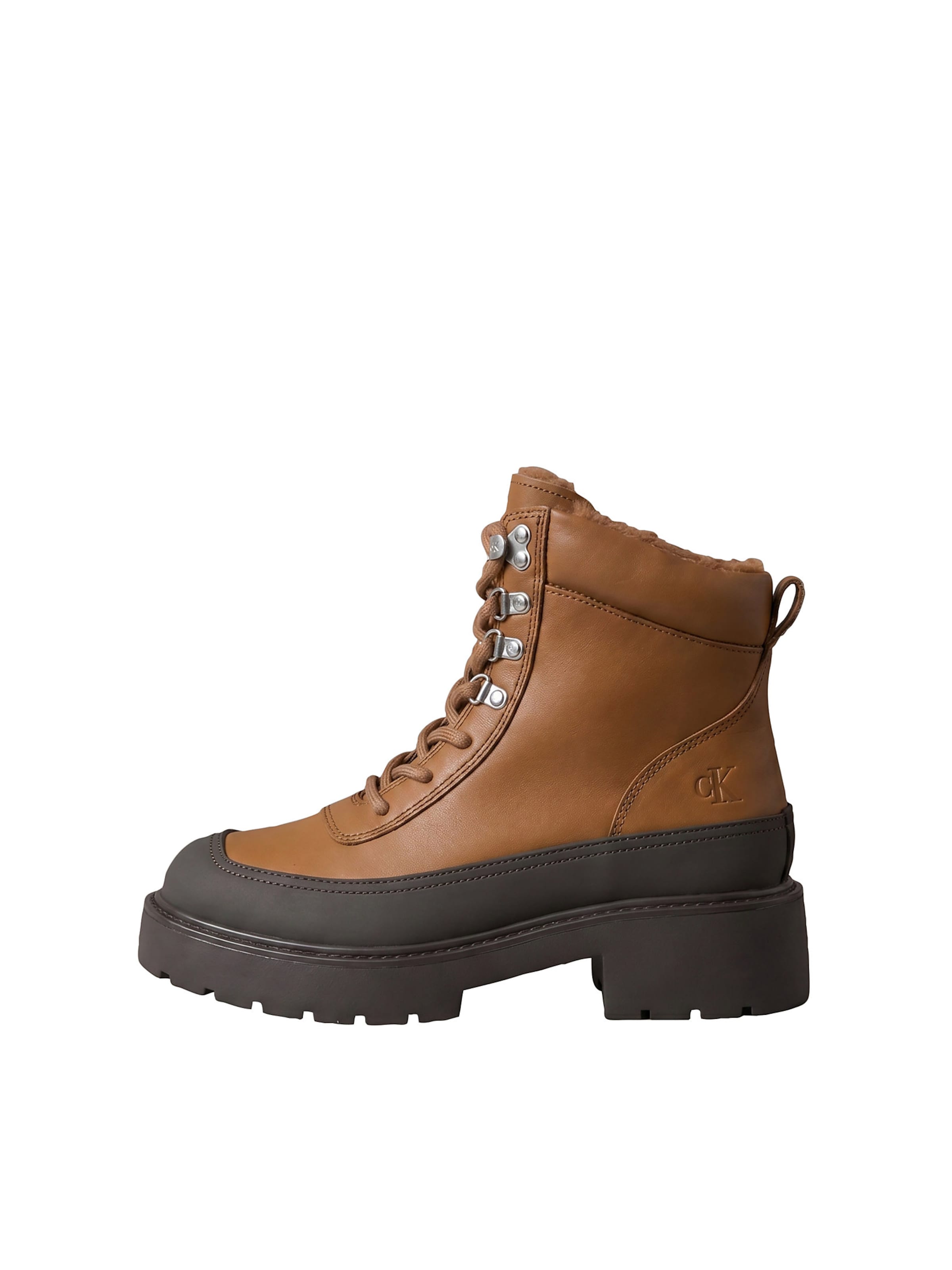 Calvin Klein Veterlaarsjes in Bruin: voorkant