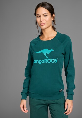 KangaROOS Sweatshirt in Green: front