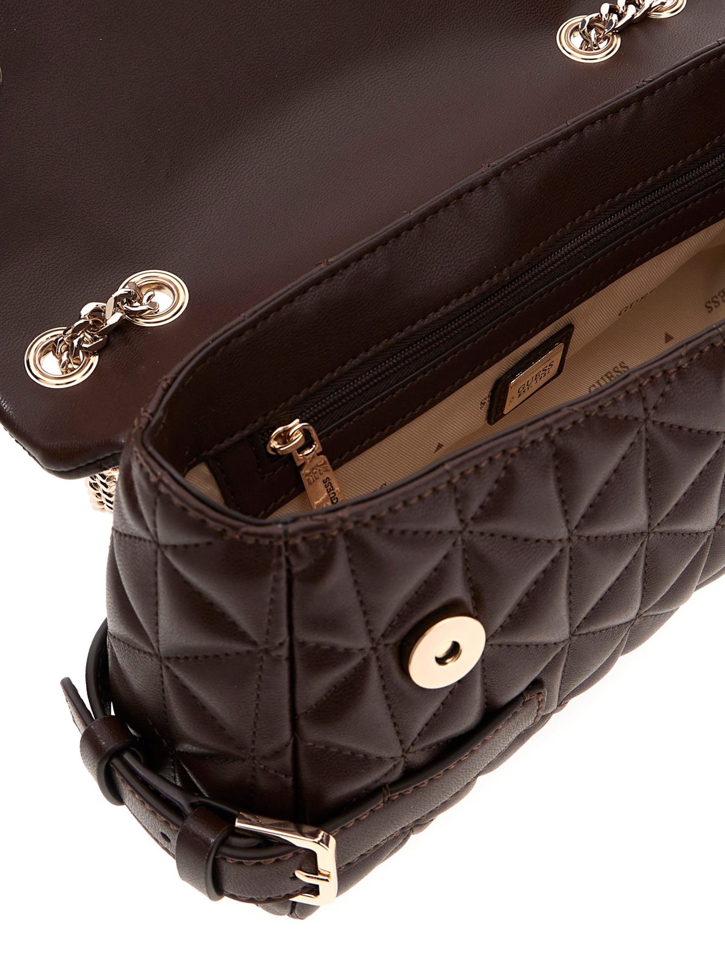 GUESS Crossbody bag 'PAISLEIGH' in Brown