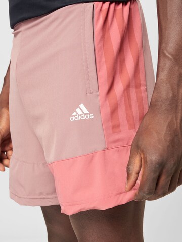 ADIDAS SPORTSWEAR Regular Urheiluhousut 'Colourblock' värissä ruskea