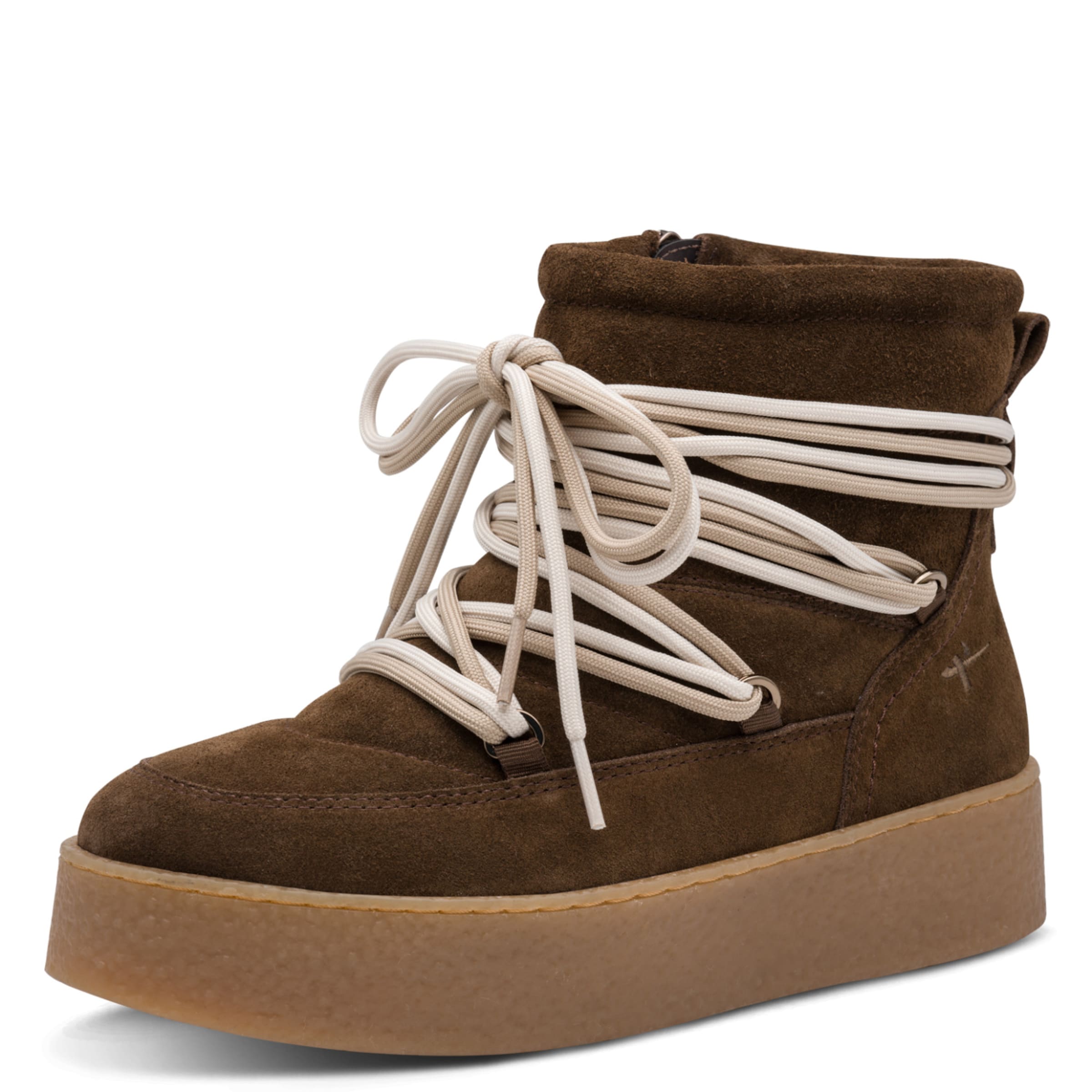 Tamaris Snowboots in Bruin: voorkant