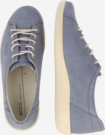 Chaussure de sport à lacets 'Soft 2.0' ECCO en bleu