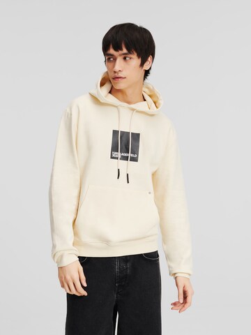 KARL LAGERFELD JEANS Sweatshirt in White: front