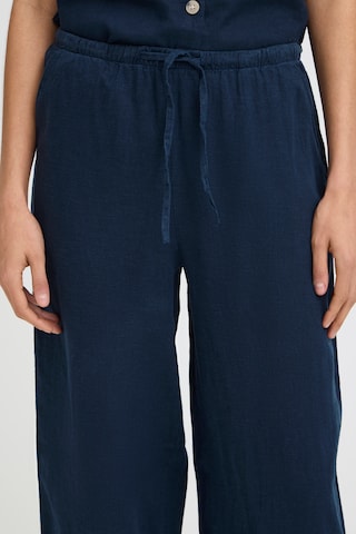 Wide Leg Pantalon 'BYFalakka' b.young en bleu