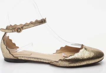 Chloé Flats & Loafers in 35,5 in Silver: front