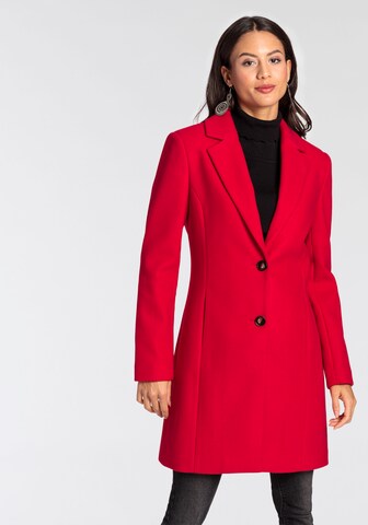 LAURA SCOTT Between-Seasons Coat in Red