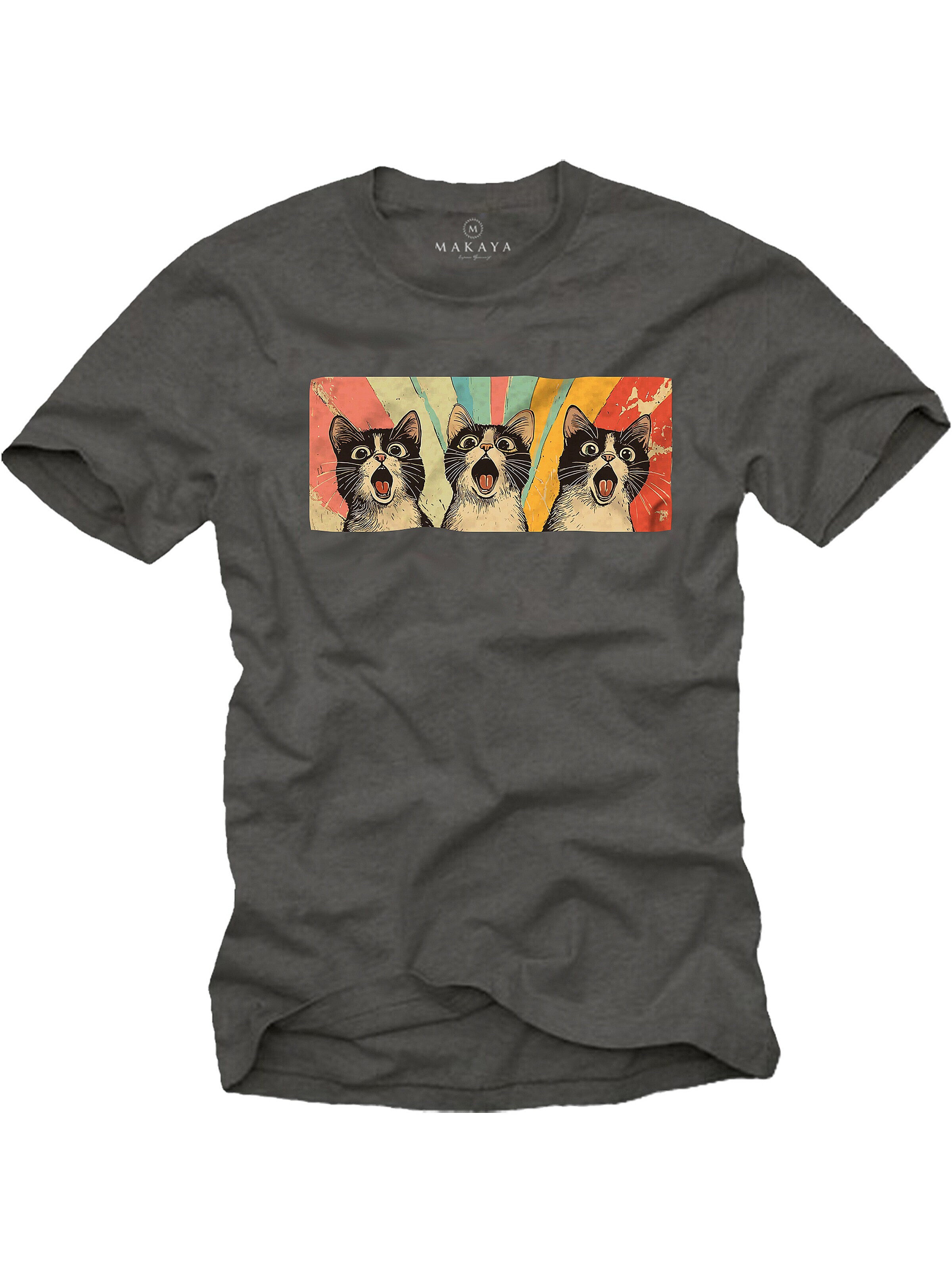 MAKAYA Shirt in Grey: front