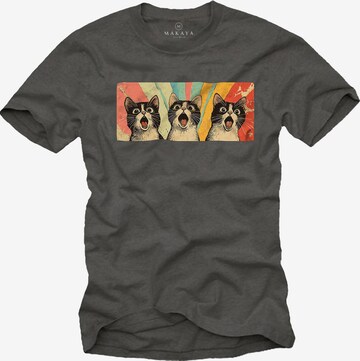MAKAYA Shirt in Grey: front