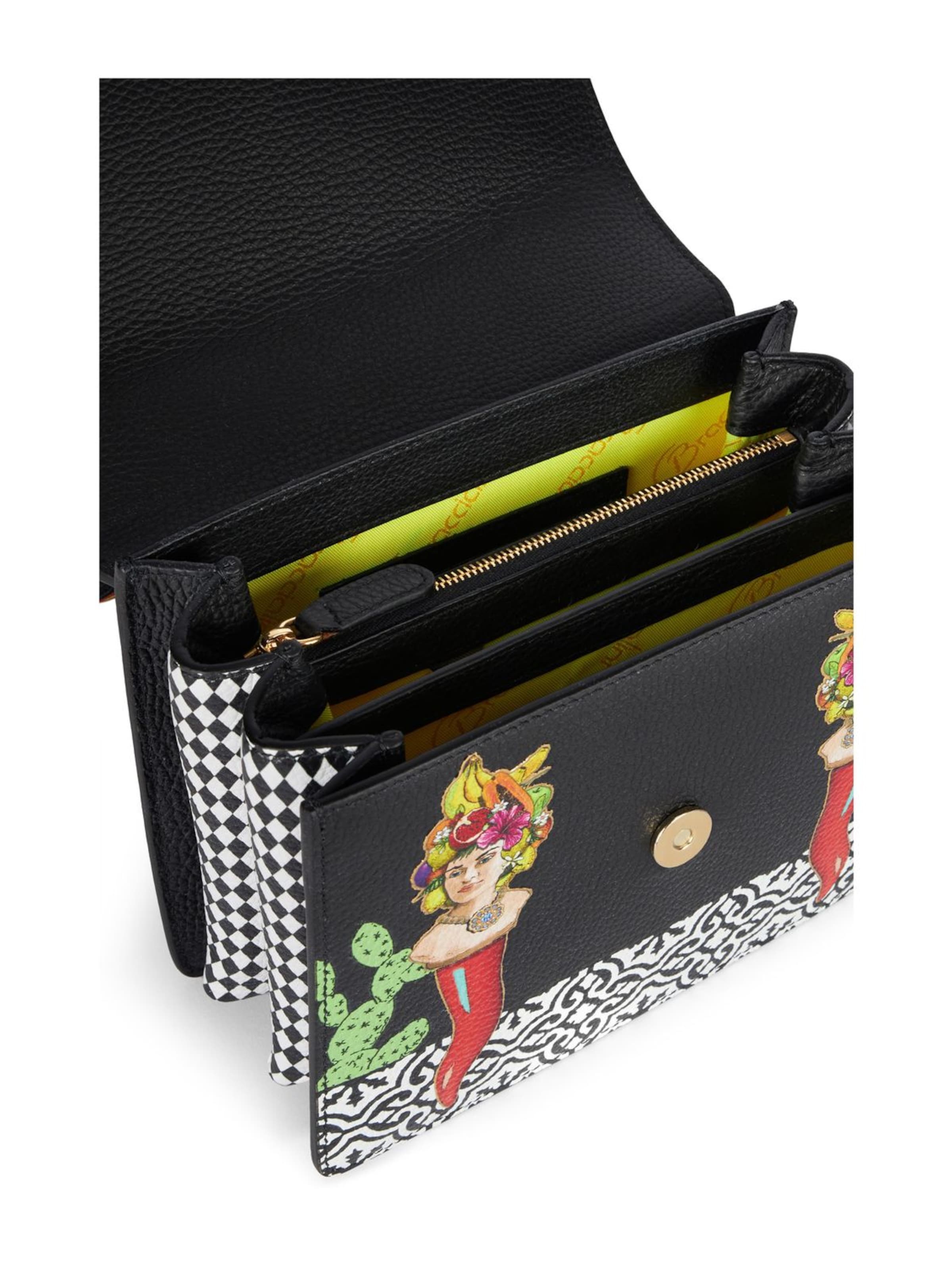 Borsa a mano 'Audrey Fortuna' di Braccialini in nero