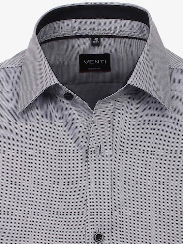 VENTI Slim fit Button Up Shirt in Grey