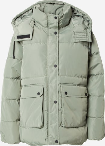 ONLY Winter Jacket 'NORA' in Green: front