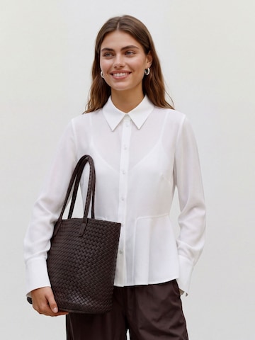 VERO MODA Bluse 'VMZima' i hvid: forside