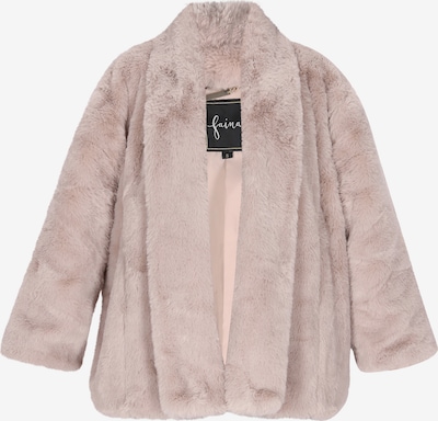 Žieminis paltas iš faina, spalva – kūno spalva, Prekių apžvalga