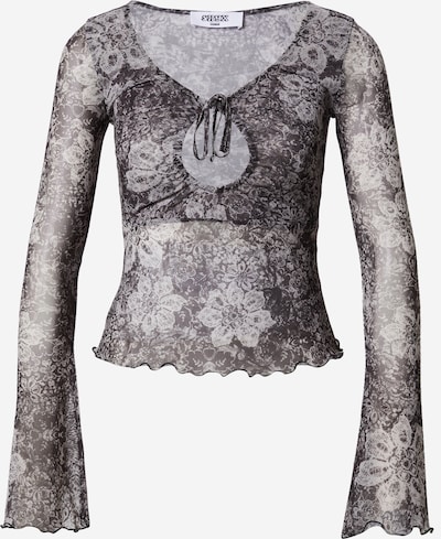 SHYX T-shirt 'Heather' en gris foncé / blanc, Vue avec produit