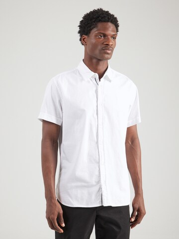 CAMP DAVID Regular Fit Skjorte i hvid: forside