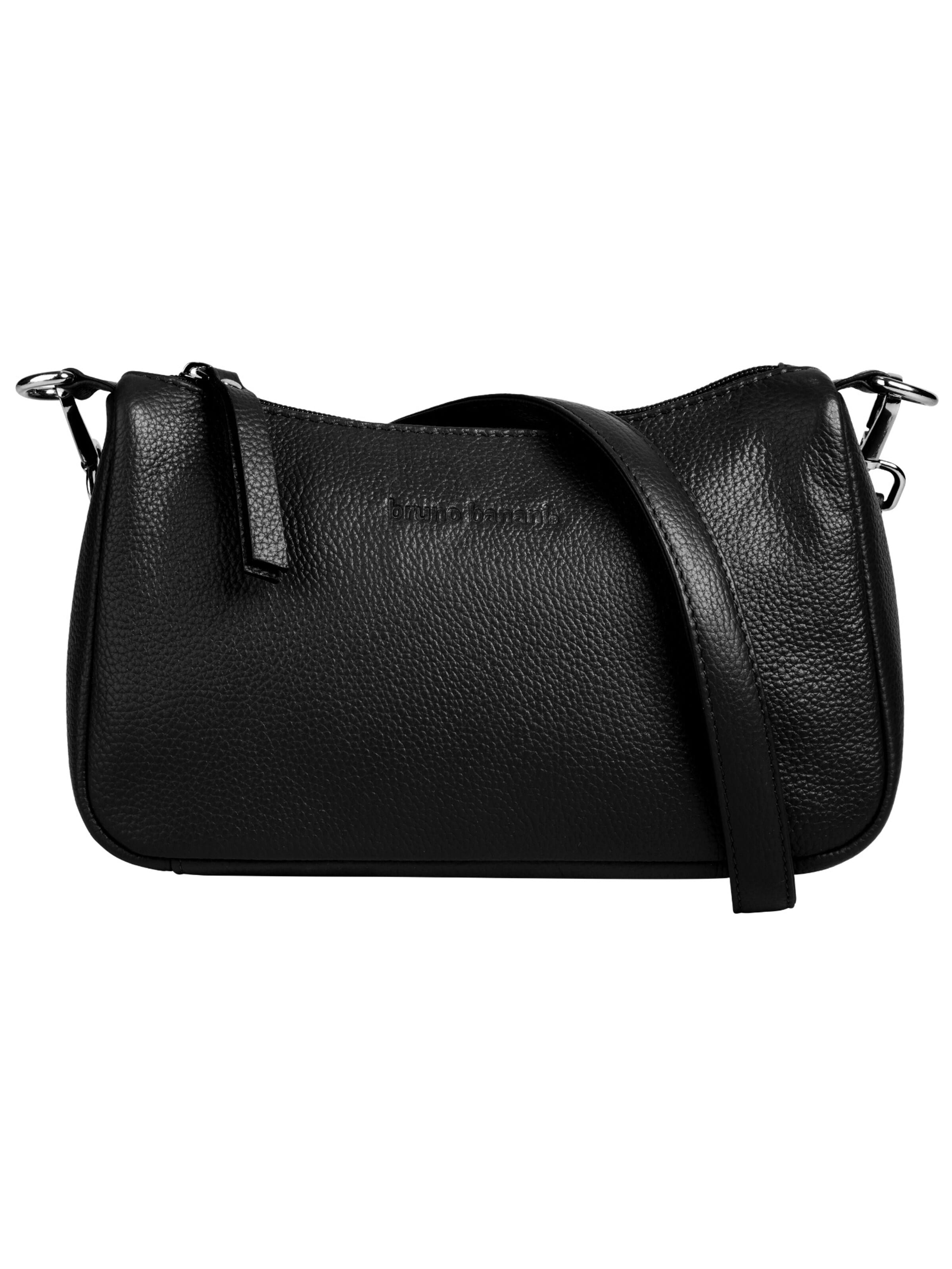 Bruno Banani Handtasche 'SAMEA'‌‌‌‌‌‌‌ in Schwarz: Vorderseite