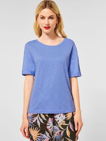 STREET ONE Shirt in Blauw: voorkant