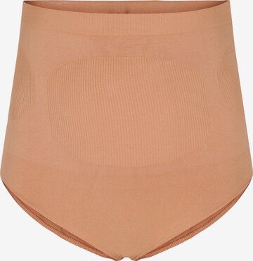 Slip scultant Zizzi en marron : devant