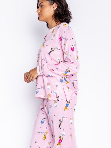 Chemise de nuit 'Woof for Love' PJ Salvage en rose