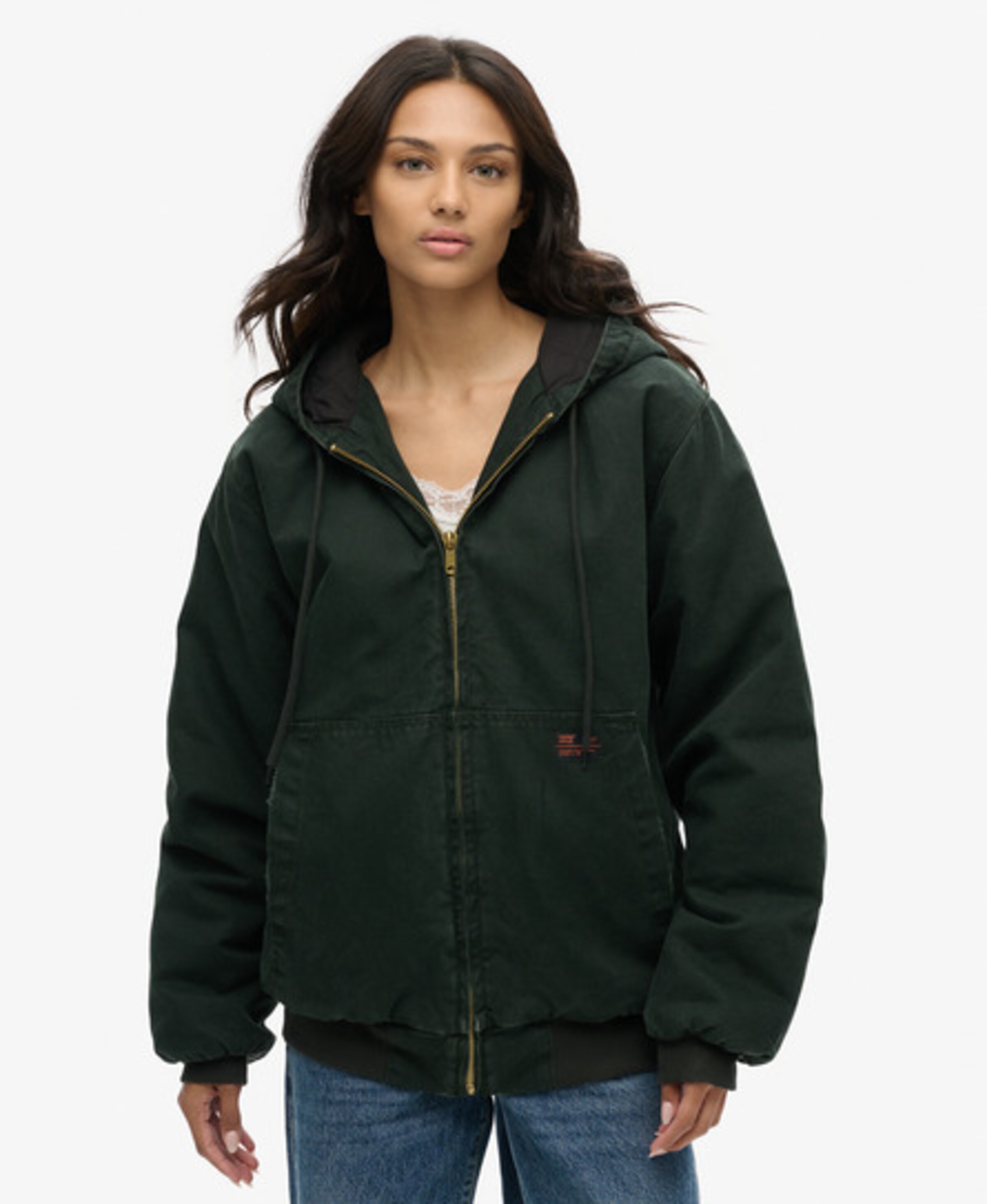 Veste mi-saison Superdry en noir