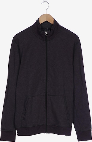 BOSS Black Sweatshirt & Zip-Up Hoodie in XL in Purple: front